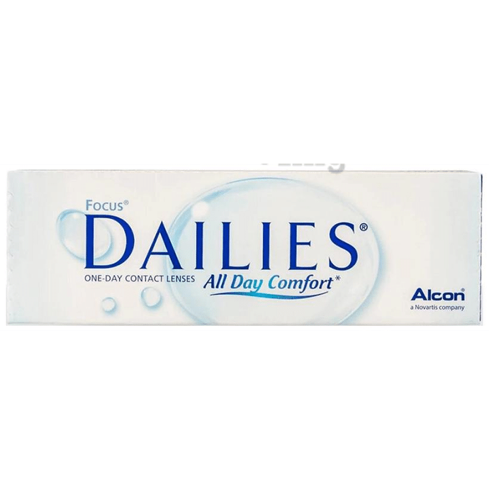 Alcon Focus Dailies One Day Contact Lens Optical Power -3.5 Transparent Spherical