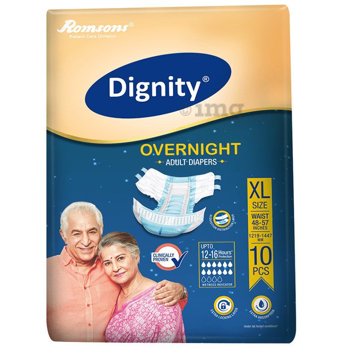 Dignity Overnight Adult Unisex Diaper | Size XL