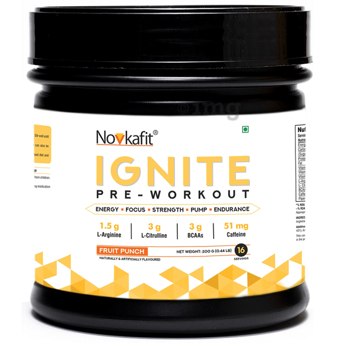 Novkafit Ignite Pre-Workout Fruit Punch