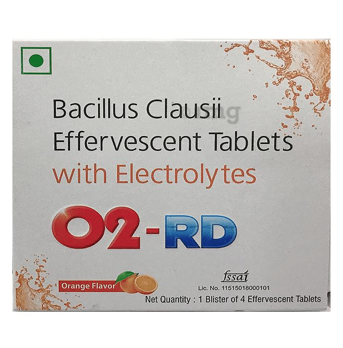 O2-RD Orange Effervescent Tablet