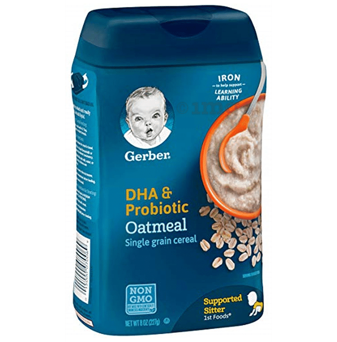 Gerber Oatmeal Cereal with DHA & Probiotic