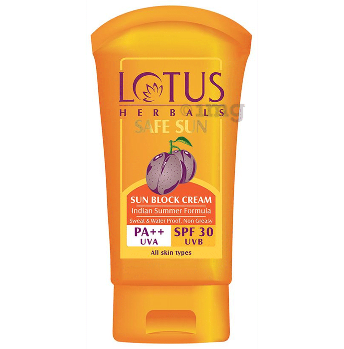 Lotus Herbals Safe Sun Block Cream PA ++ SPF 30