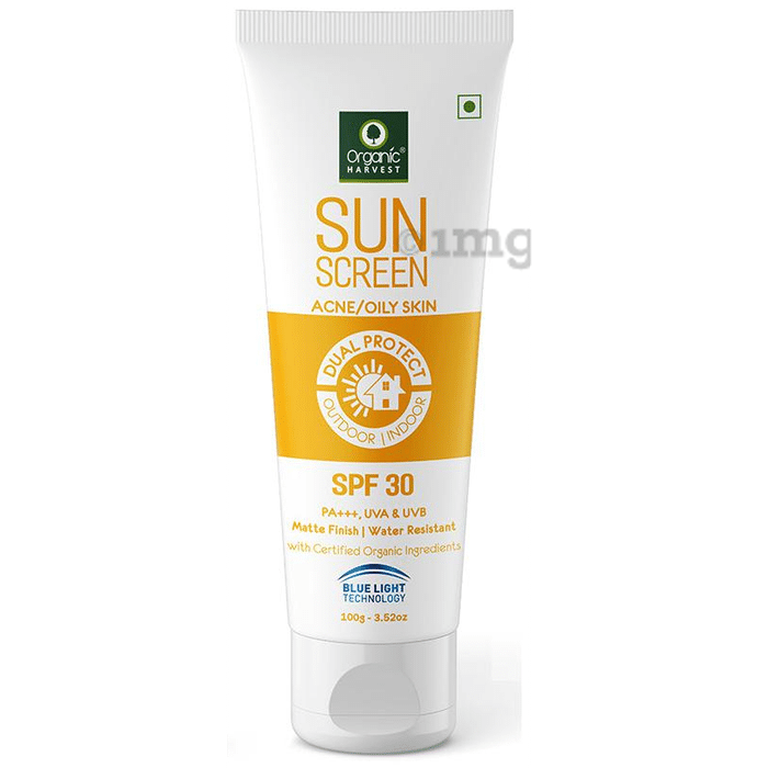 Organic Harvest SPF 30 for Acne Oily Skin Sunscreen