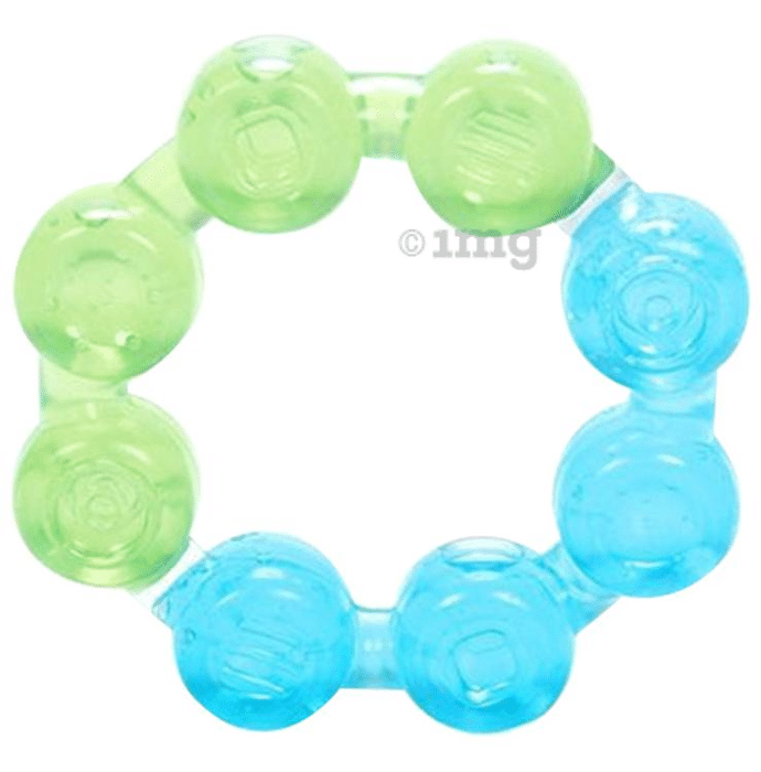 Mee Mee Multi-Textured Water Filled Teether Blue and Green Pack of 2