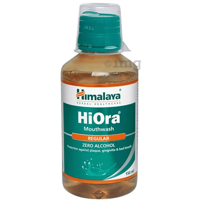 Himalaya Hiora Regular MouthWash | Protects Against Plague, Gingivitis & Bad Breath
