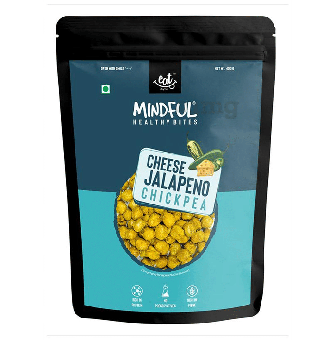 Eat Anytime Mindful Healthy Bites Chickpea Cheese Jalapeno