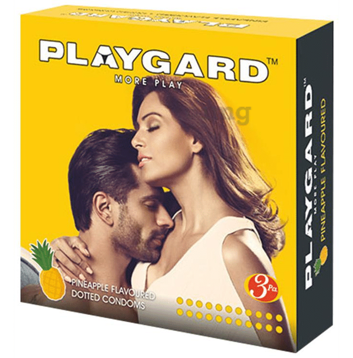 Playgard Dotted Condom Pineapple