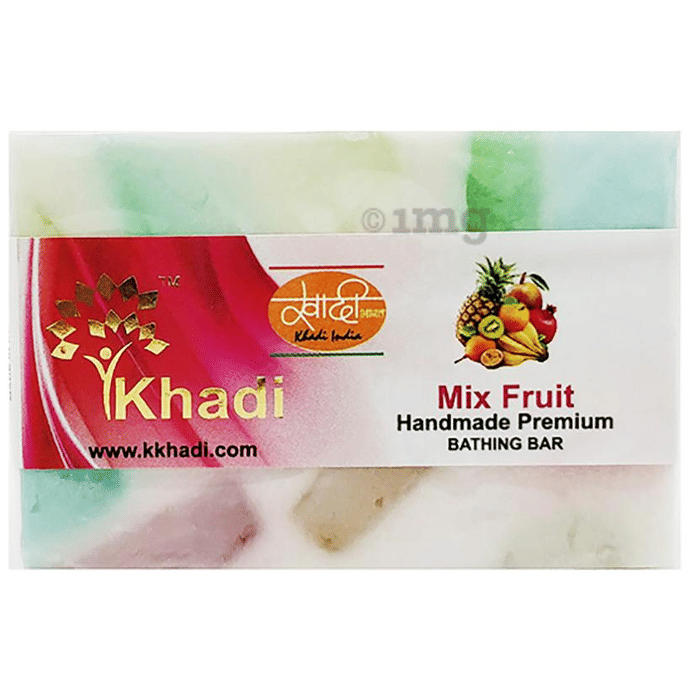 Khadi India Mix Fruit Handmade Premium Bathing Bar