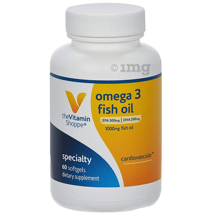 The Vitamin Shoppe Omega 3 Fish Oil Softgels
