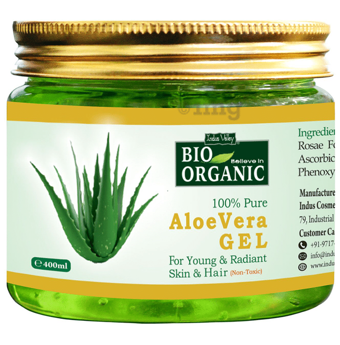 Indus Valley Bio Organic Aloe Vera Gel 100 Pure Buy Jar Of 400 Ml Gel At Best Price In India 1mg 1626