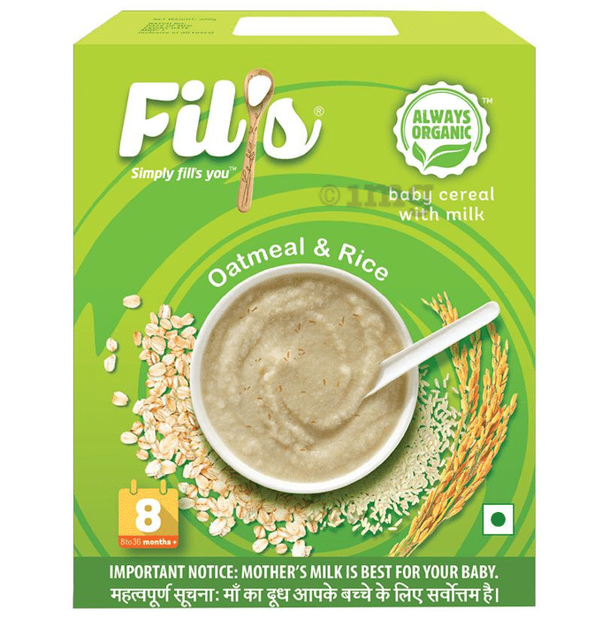 Fil's Baby Cereal with Milk (8 to 36 Months) Oatmeal and Rice