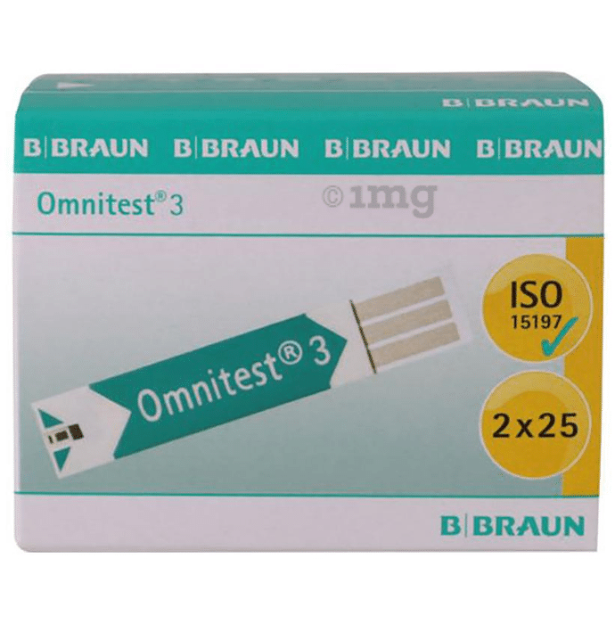 B Braun Omnitest 3 Test Strip (25 Each)