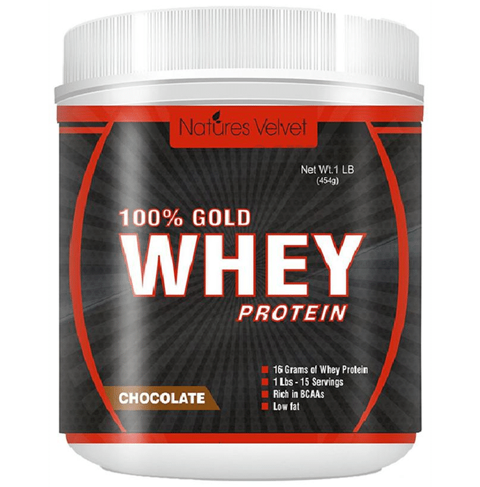 Nature's Velvet 100% Gold Standard Whey Protein Double Rich Chocolate