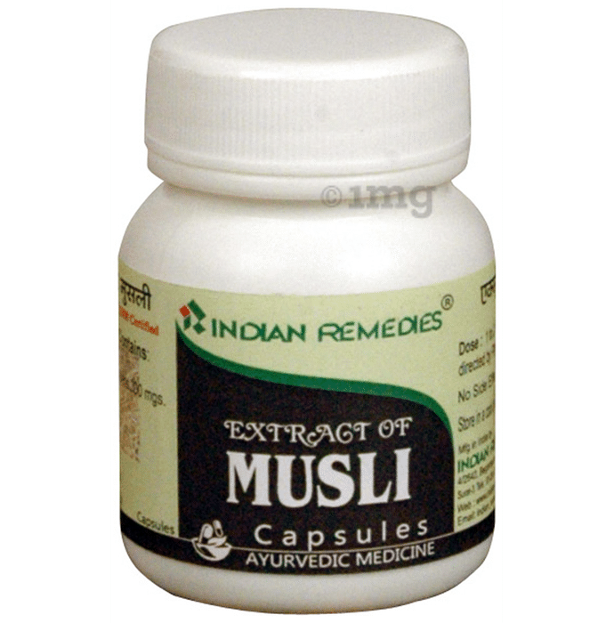 Indian Remedies Extract of Musli Capsule