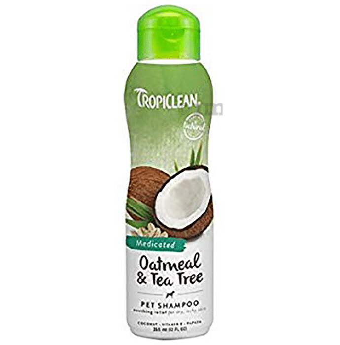 Tropiclean Oatmeal & Tea Tree Pet Shampoo