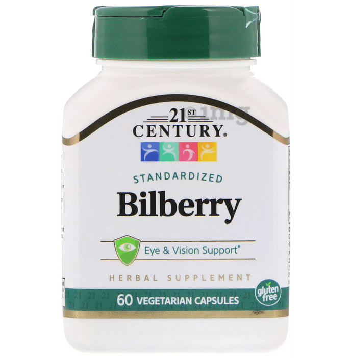 21st Century Bilberry Extract Vegetarian Capsule