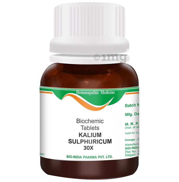 Bio India Kalium Sulphuricum Biochemic Tablet 30X