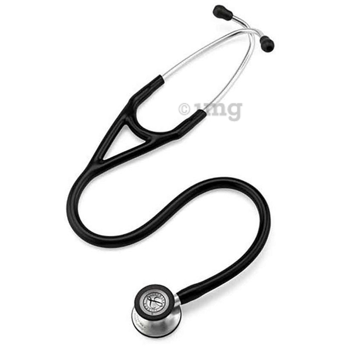 3M Littmann 6151 Cardiology IV Standard Finish Chestpiece Black Tube Stethoscope 22inch