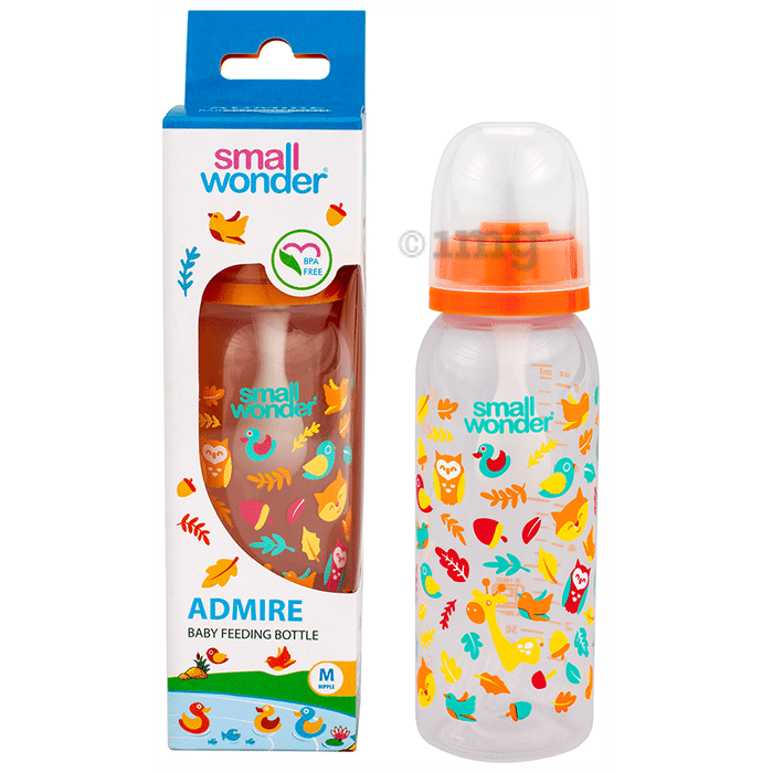 Small Wonder Admire Baby Feeding Bottle Medium Orange