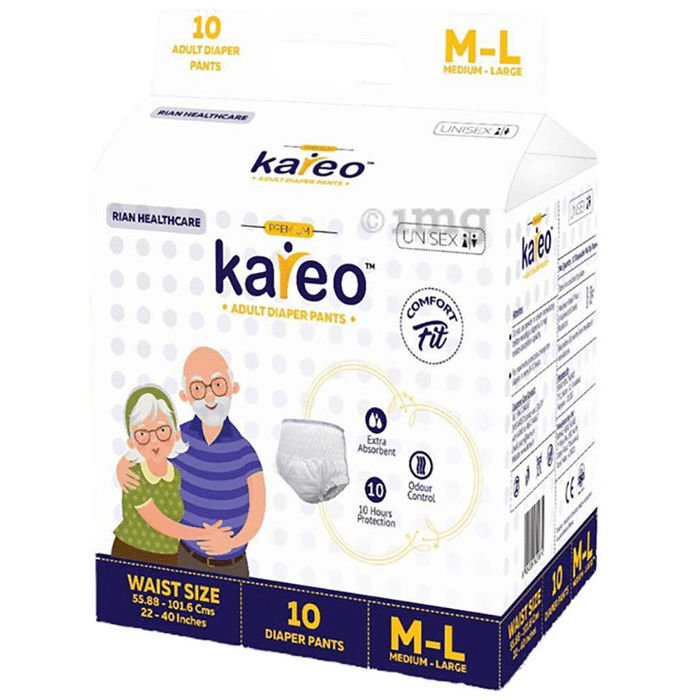 Kareo Premium Pant Style Adult Diaper M-L