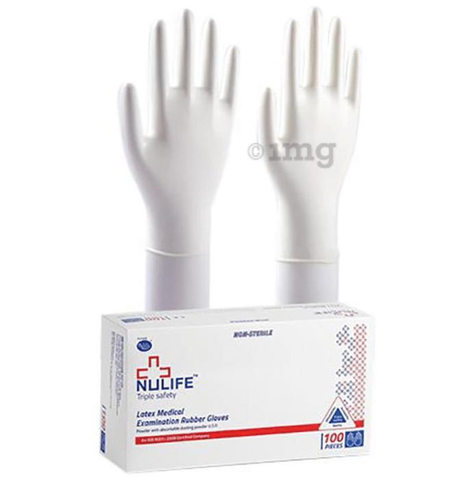 Nulife Latex Examination Non-Powdered, Non Sterile Glove Large