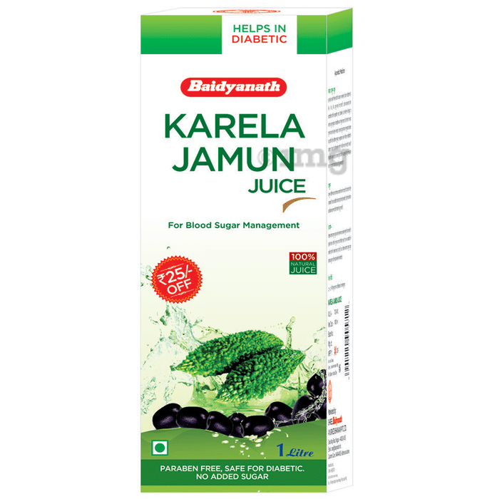 Baidyanath (Nagpur) Karela Jamun Juice for Blood Sugar Management