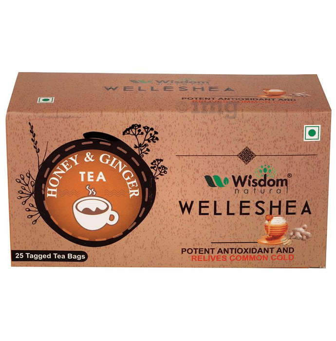 Wisdom Natural Honey & Ginger Welleshea Tea