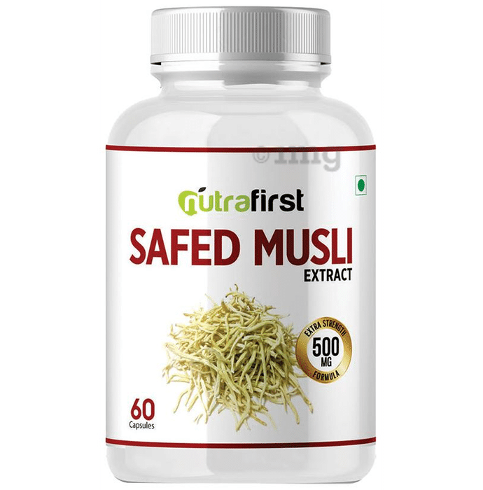 Nutrafirst Safed Musli Extract 500mg Capsule