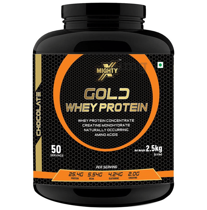MightyX Gold Whey Protein Powder Chocolate