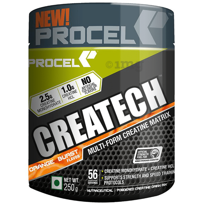 Procel Createch Multi-Form Creatine Matrix Powder Orange Burst