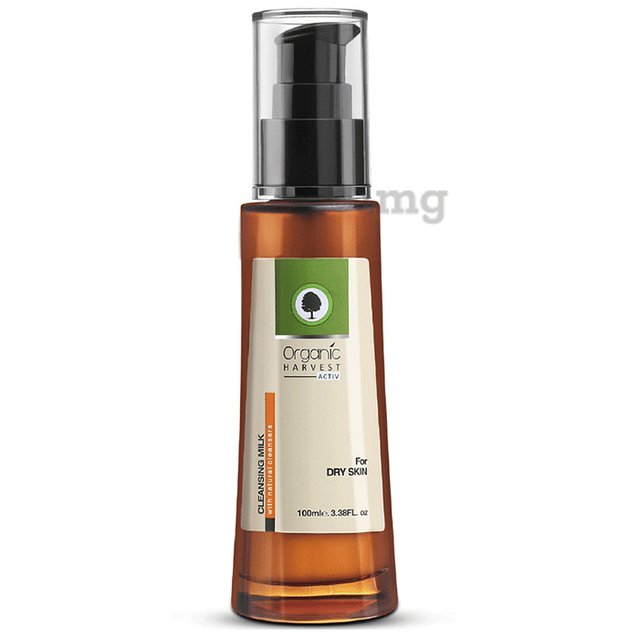 Organic Harvest Activ Cleansing Milk with Natural Cleansers Dry Skin
