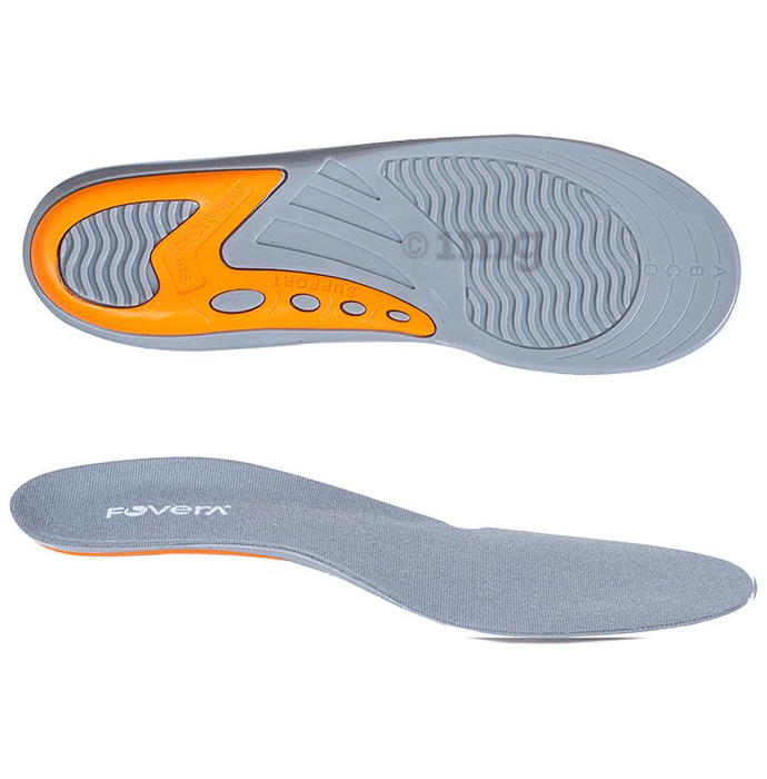 Fovera Orthopedic Insoles for Female Small Grey