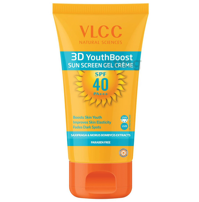 VLCC 3D Youth Boost SPF40 Sunscreen Gel Creme