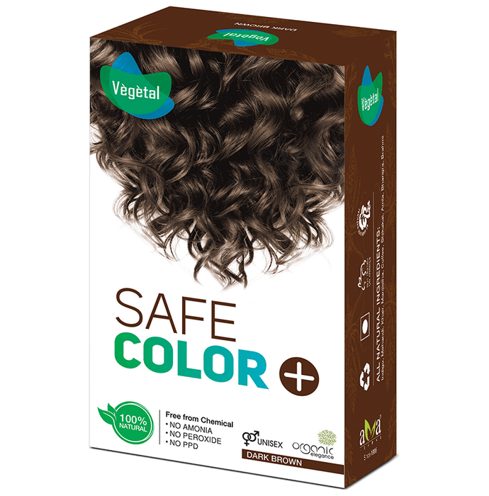 Vegetal Safe Color Sachet (50gm Each) Dark Brown