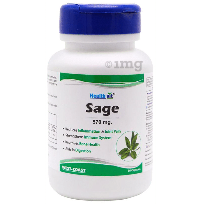 HealthVit Sage 570mg Capsule