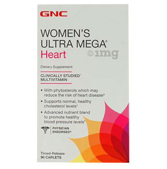 GNC Women's Ultra Mega Heart Multivitamin Caplet