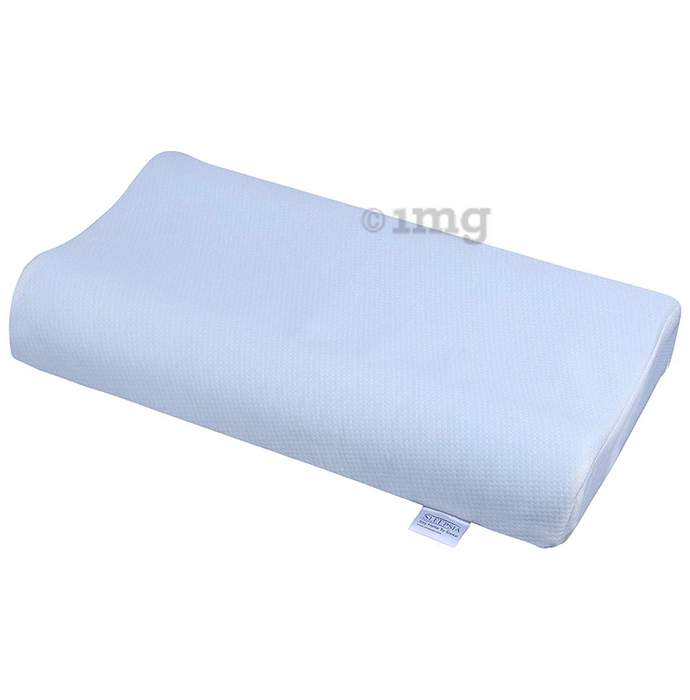 Sleepsia Intelligent Gel Infused Memory Foam Contour Cervical Orthopedic Shape Pillow