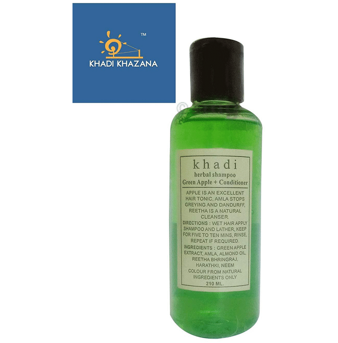 Khadi Herbal Green Apple + Conditioner Shampoo