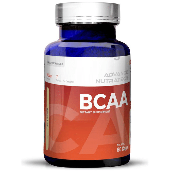 Advance Nutratech BCAA Pre & Post Workout Unflavoured Capsule