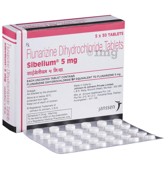 Sibelium 5mg Tablet