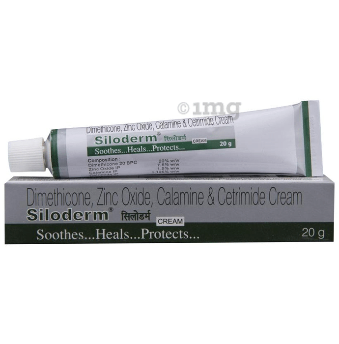 Siloderm Cream with Calamine, Dimethicone and Zinc Oxide