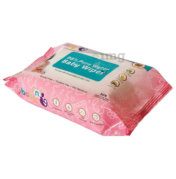 Babynu 98% Pure Water Baby Wipes