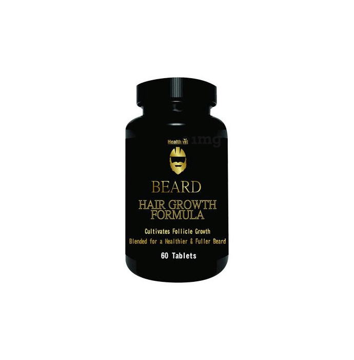 HealthVit Beard Hair Growth Formula Tablet: Buy bottle of 60 tablets at  best price in India | 1mg