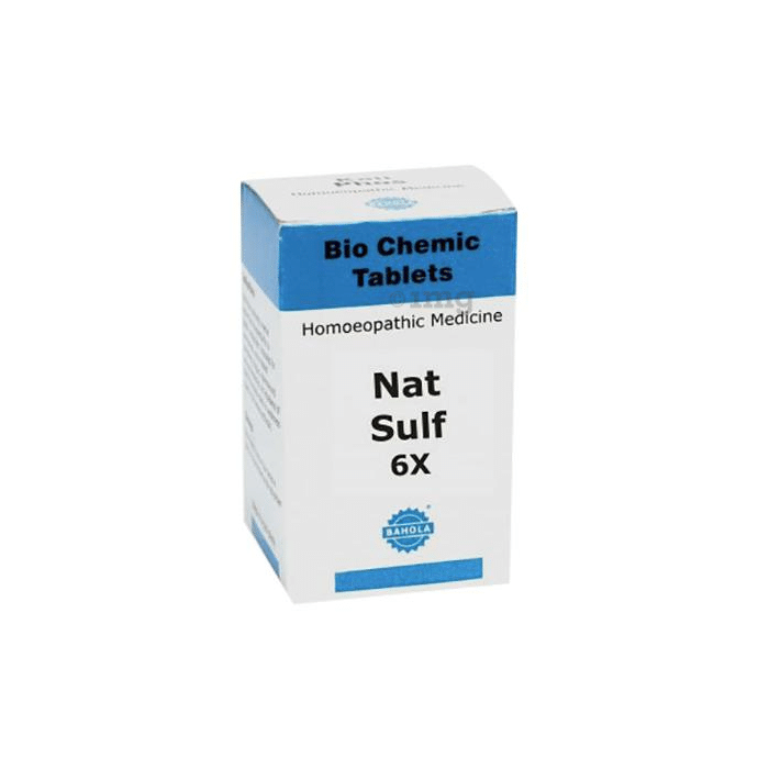 Bahola Nat Sulf Biochemic Tablet 6X