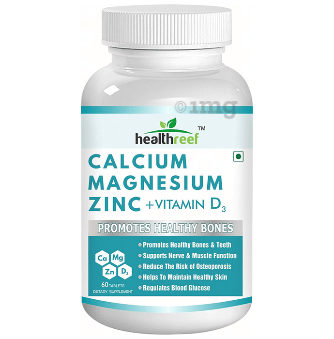 Healthreef Calcium Magnesium Zinc + Vitamin D3 Tablet