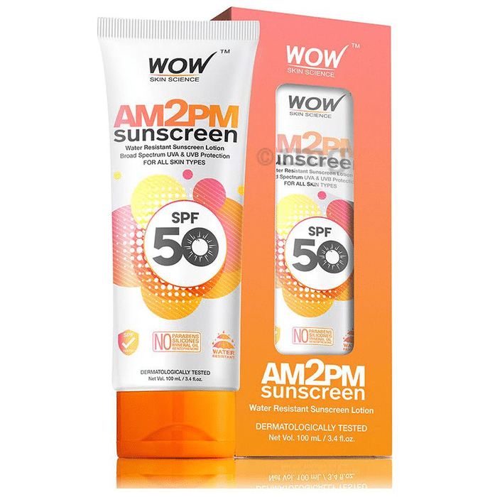WOW Skin Science AM2PM Sunscreen Lotion SPF 50