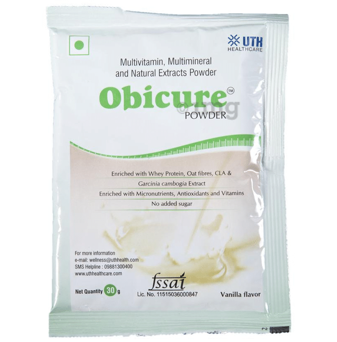 Obicure Whey Protein with CLA, Multivitamins & Minerals | Flavour Powder