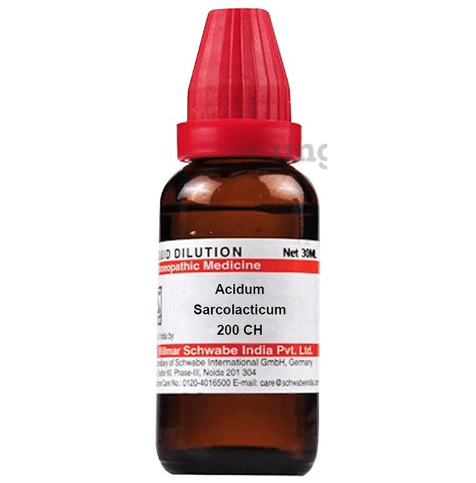 Dr Willmar Schwabe India Acidum Sarcolacticum Dilution 200 CH