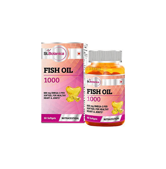 St.Botanica Fish Oil 1000 with (Omega-3) 600mg Capsule