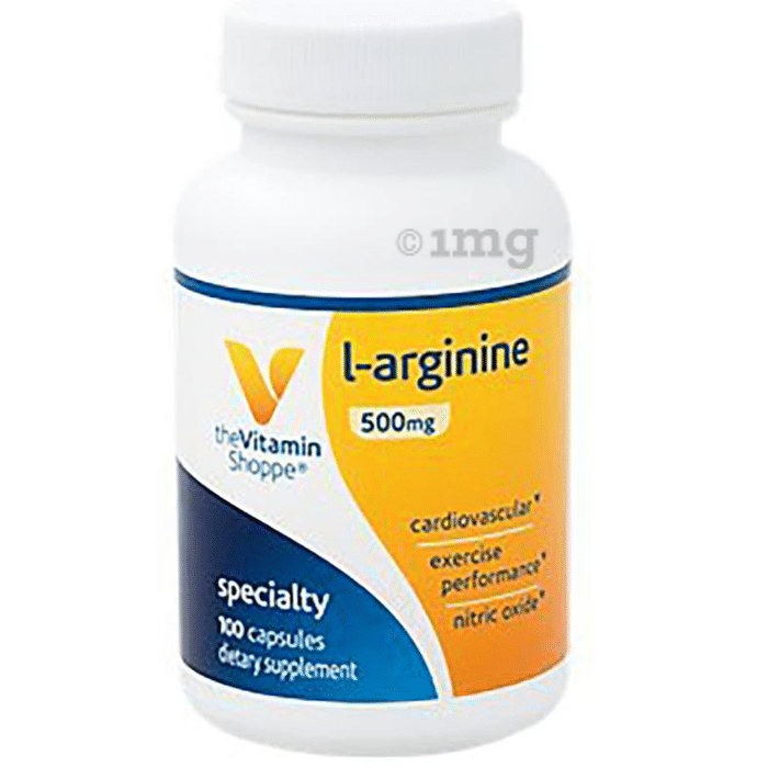 The Vitamin Shoppe L-Arginine 500mg Capsule